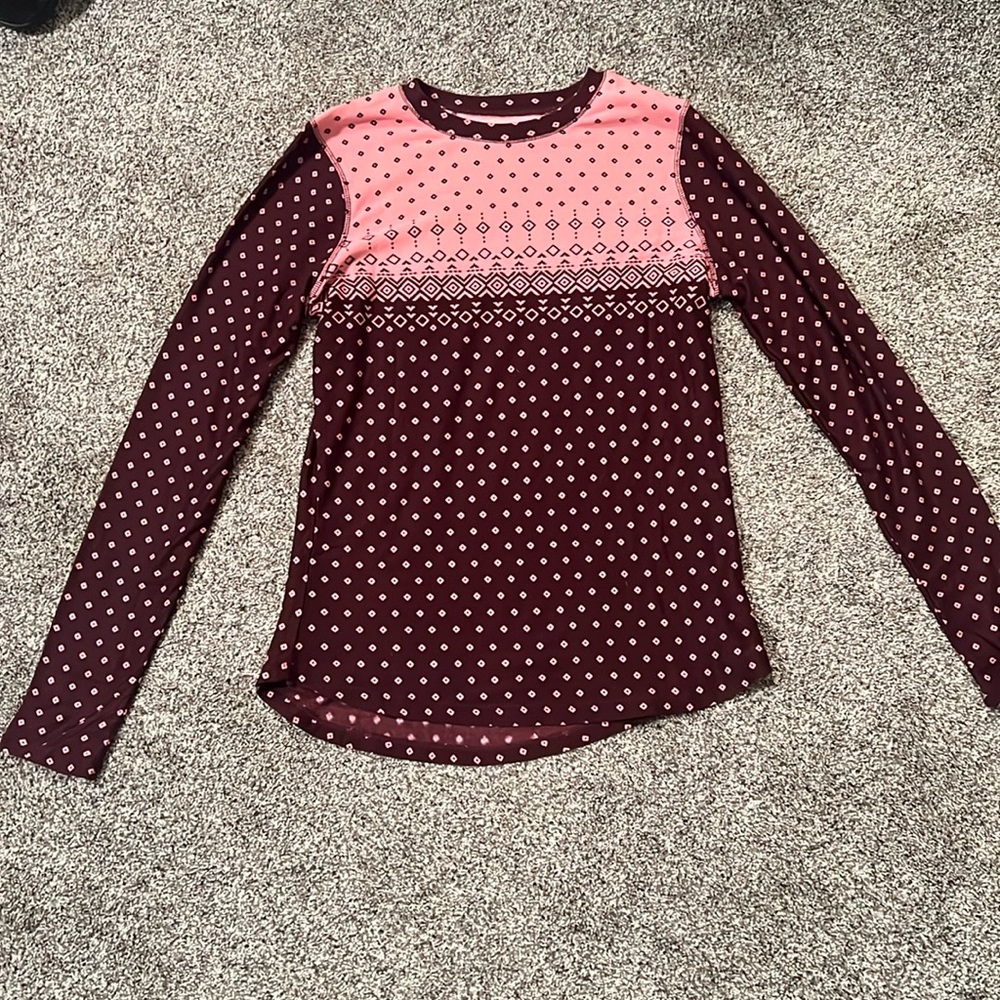 Cuddl Duds, Climate Right, long sleeve/pant set. Diamond pattern. Brand new!